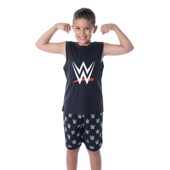 WWE Boys' Wrestling Randy Orton Roman Reigns Raglan Sleep Pajama Set